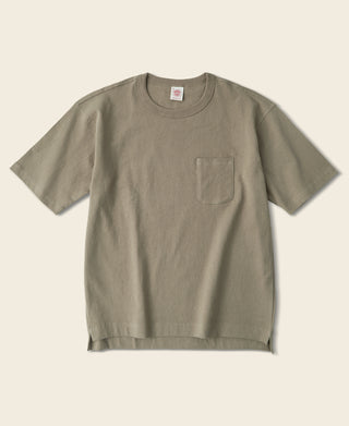 9.8 oz Cotton Classic Pocket T-Shirt - Khaki