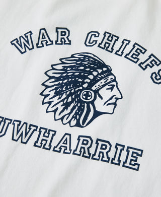 Retro War Chief Graphic T-Shirt - White