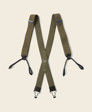 USAF X Back Suspenders - Olive