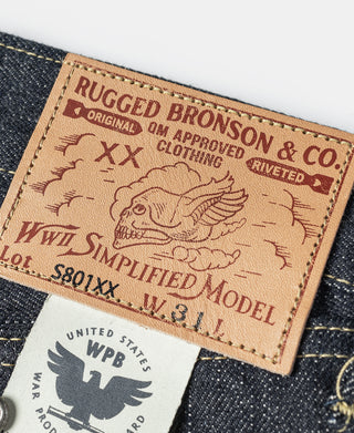 S801XX 1943 War Simplified Model Selvedge Denim Jeans