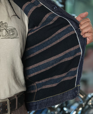 1950s 13.5oz Blanket Lined Denim Jacket