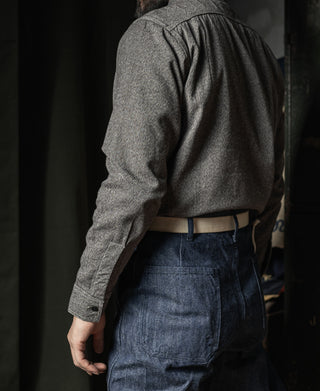 Salt & Pepper Bellows Pocket Work Shirt