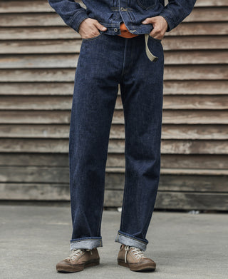 WWII Simplified Model Cowboy Selvedge Denim Jeans