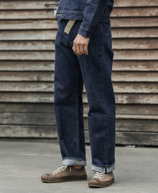 WWII Simplified Model Cowboy Selvedge Denim Jeans