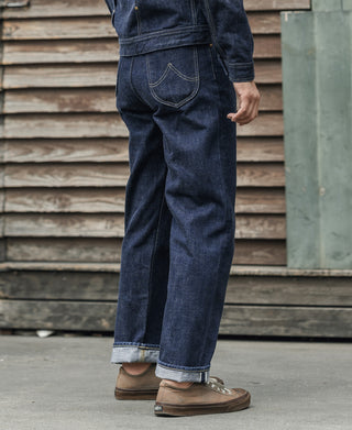 WWII Simplified Model Cowboy Selvedge Denim Jeans