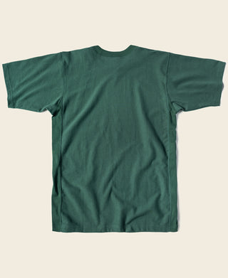 10.6 oz Reverse Weave T-Shirt - Green