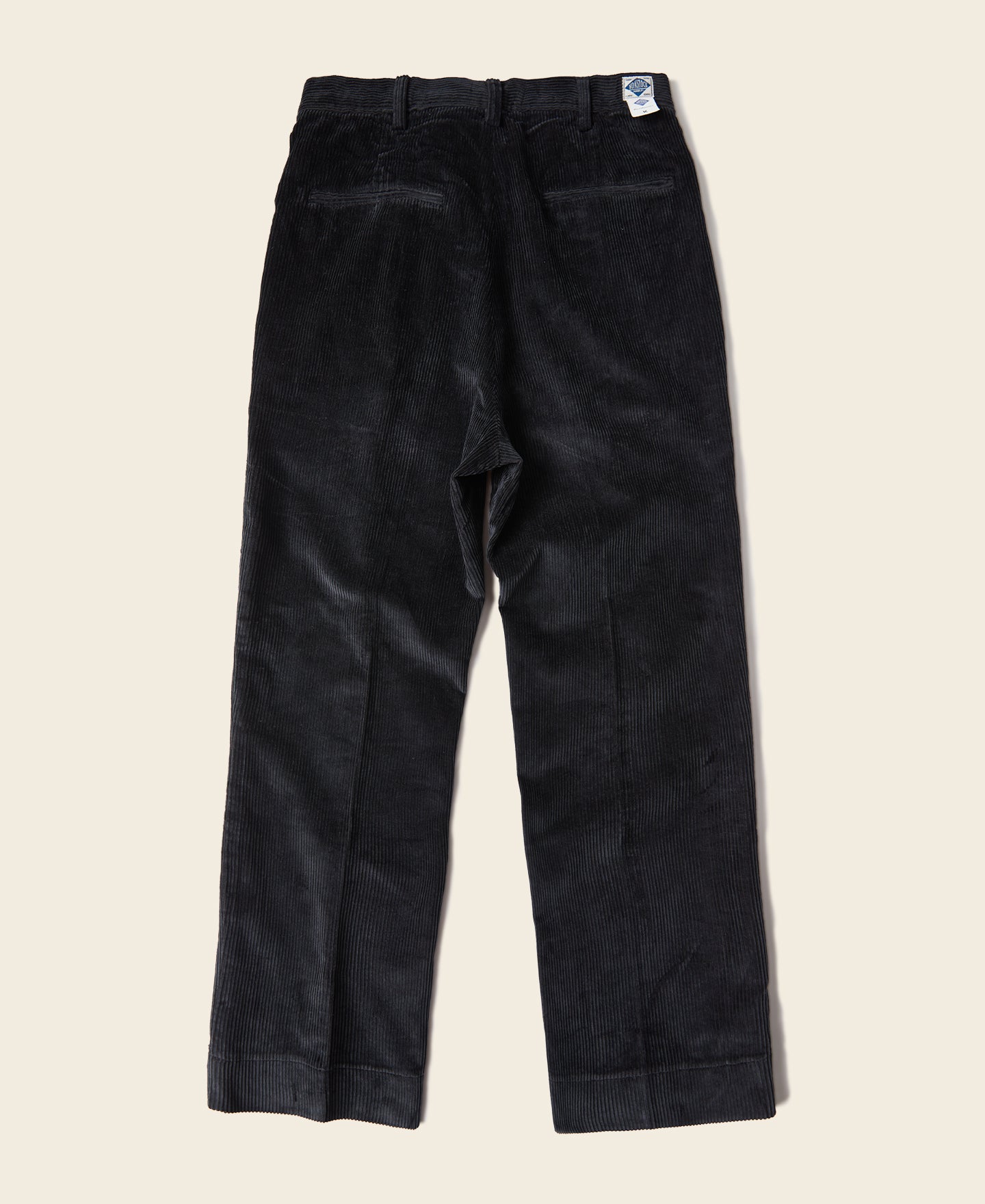 12.5 oz 8 Wale Corduroy Trousers - Black, Suit Pants Style