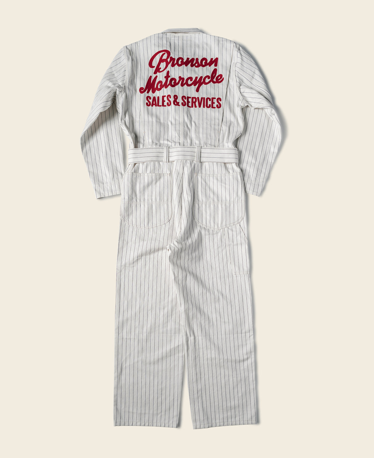 Lot 951 1950s Mechanic Coveralls Jumpsuit - White