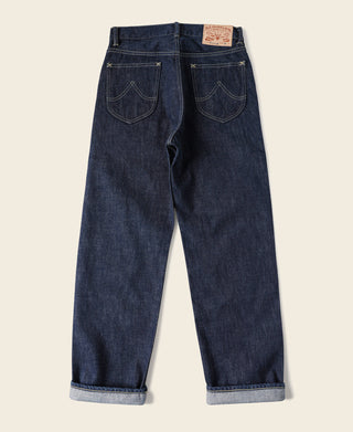 WWII Simplified Model Cowboy Selvedge Denim Jeans