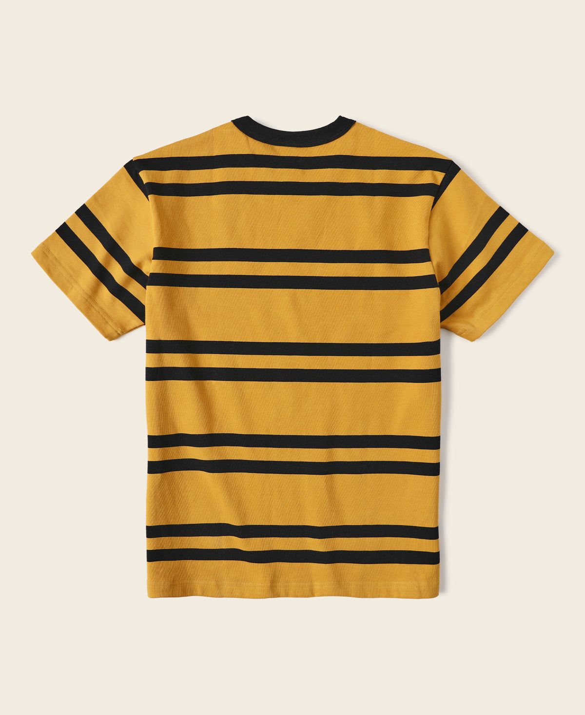 9.8 oz IVY Style Striped T-Shirt - Yellow/Black