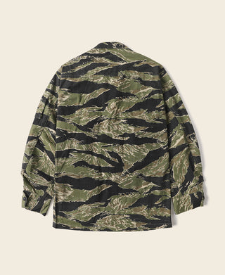 Tiger Stripe Camo Tropical Jungle Fatigue Jacket