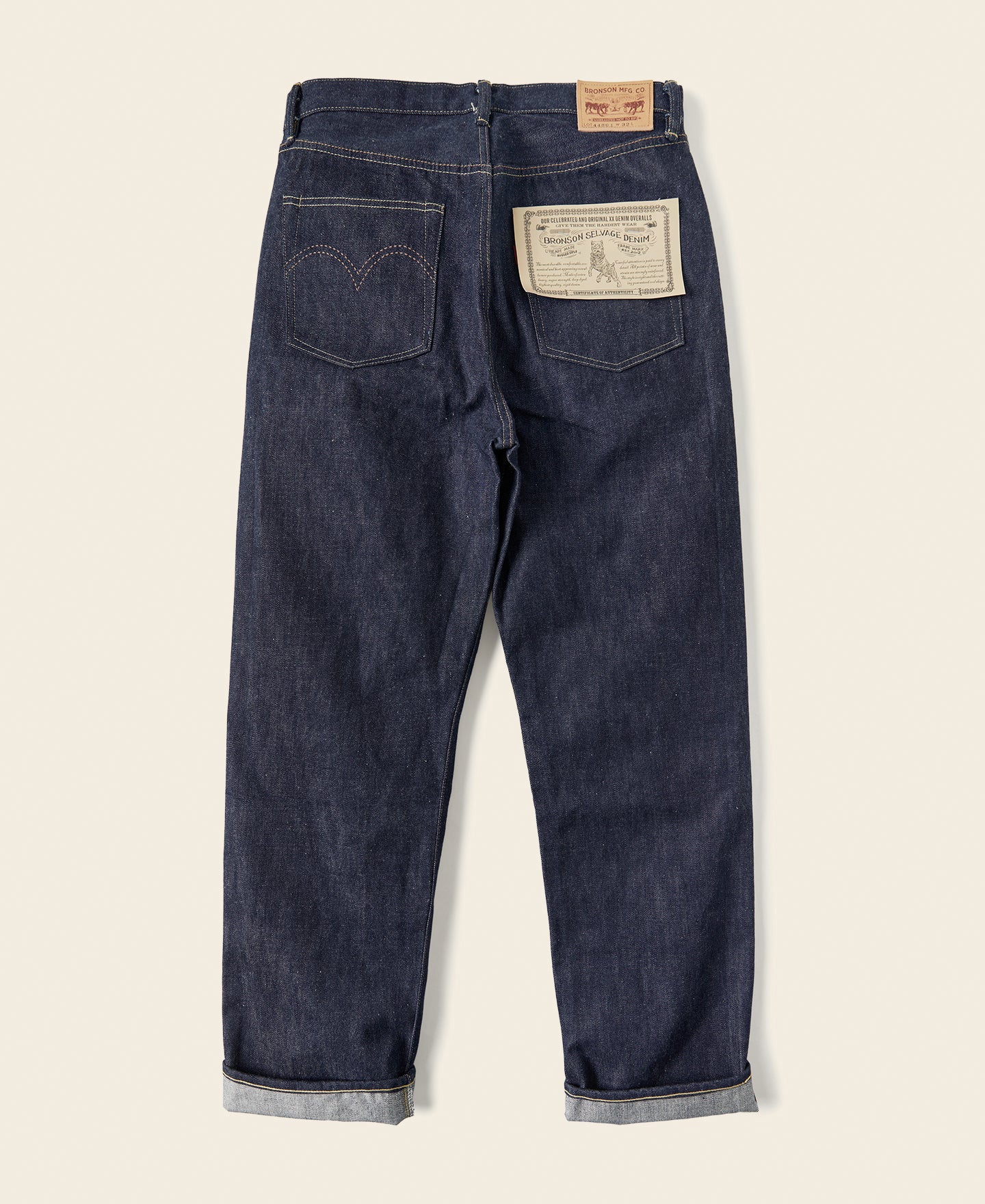 Lot 44801 Vintage 1944 WWII Version Raw Selvedge Denim Jeans | Bronson