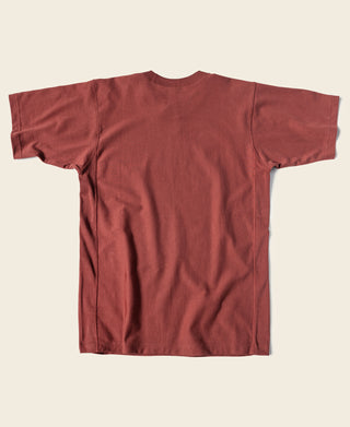 10.6 oz Reverse Weave T-Shirt - Red