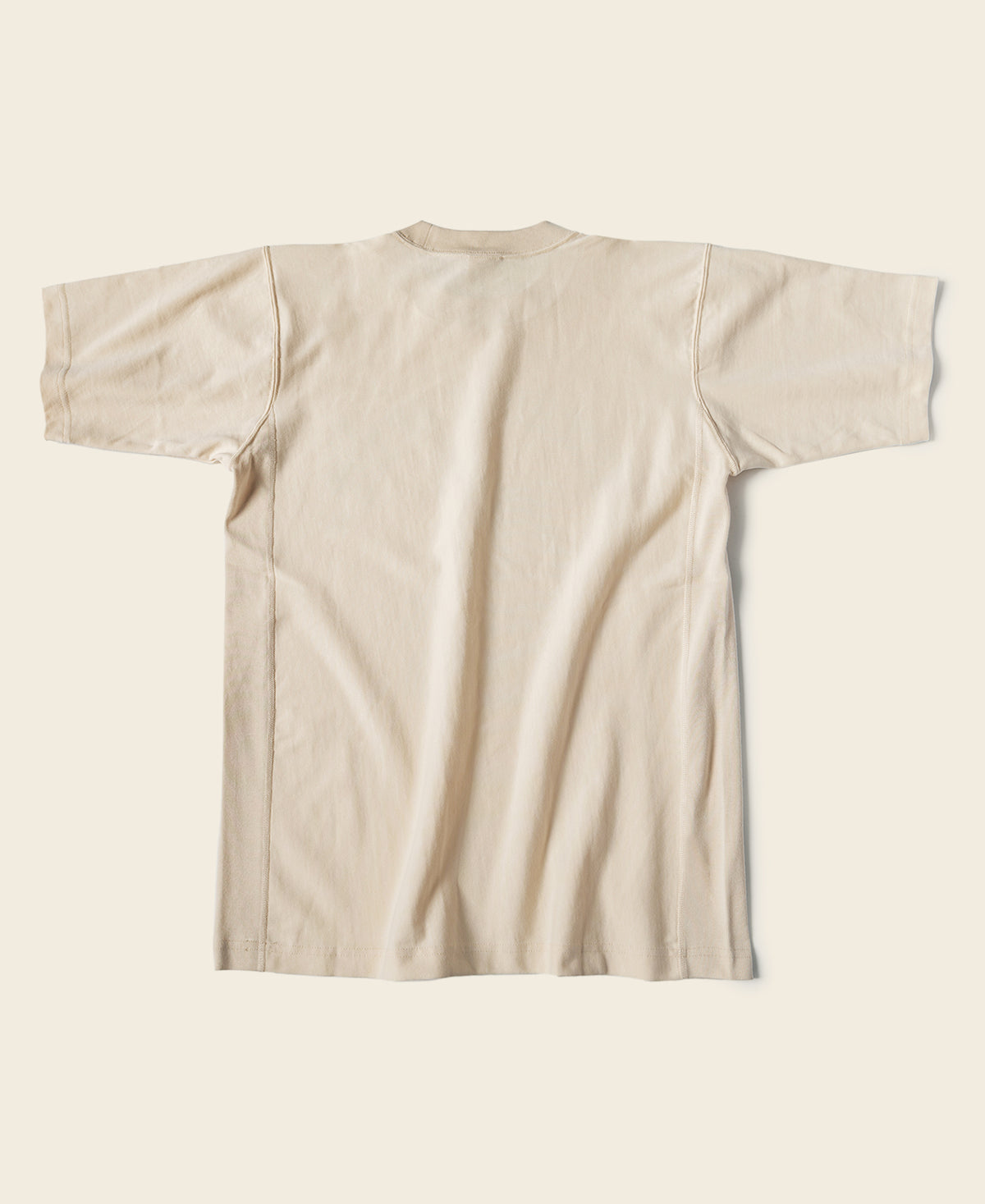 Watchdog Logo-Print Reverse Weave T-Shirt - Apricot