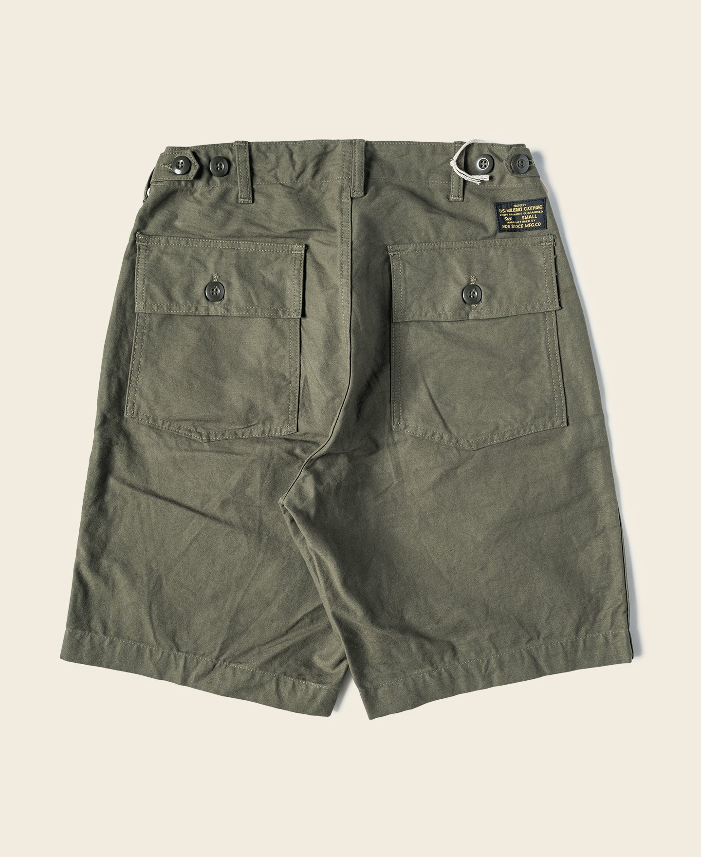 Vietnam War OG107 Army Fatigue Utility Cargo Shorts - Olive | Bronson