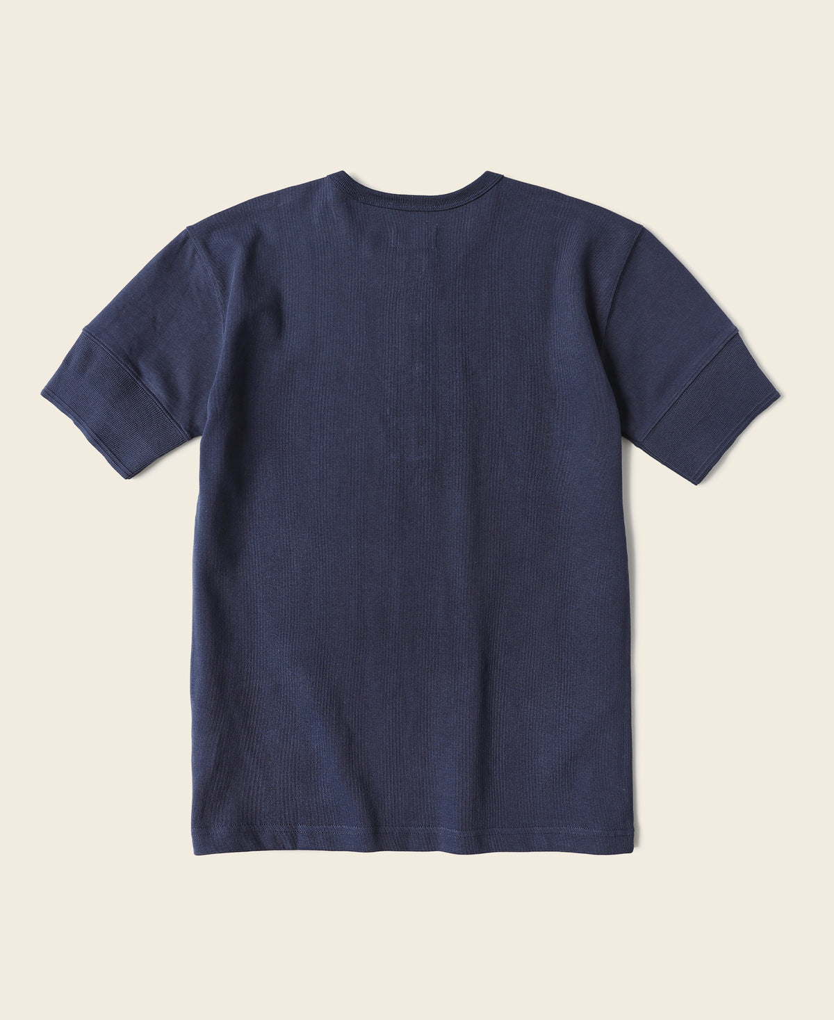 Vintage Short Sleeve Henley T-Shirt - Navy
