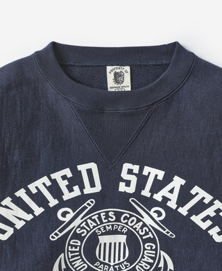 21 oz USCG Reverse Weave Sweatshirt