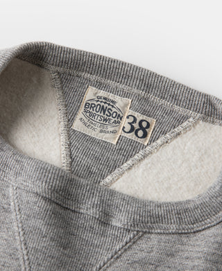 1930s Rugged CCC Black Panther Double V-Neck Insert Sweater - Gray