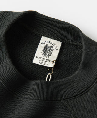 1950s Sports Training Raglan Sleeve Sweater - Vitage Black