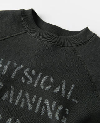 1950s Sports Training Raglan Sleeve Sweater - Vitage Black