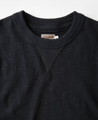10.5 oz Cotton Tubular Gusset T-Shirt - Black