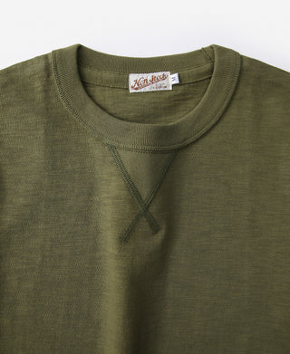 10.5 oz US Cotton Tubular Gusset T-Shirt - Green