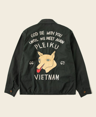 Fox Embroidery Vietnam Souvenir Jacket