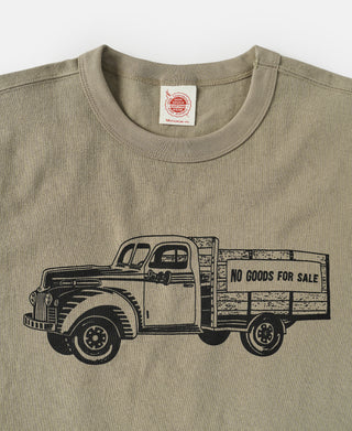 Retro Truck Graphic T-Shirt - Khaki