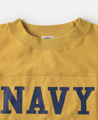 US Naval Football T-Shirt - Yellow