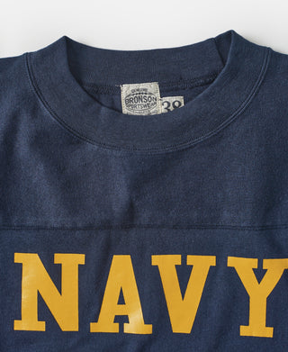 US Naval Football T-Shirt - Navy