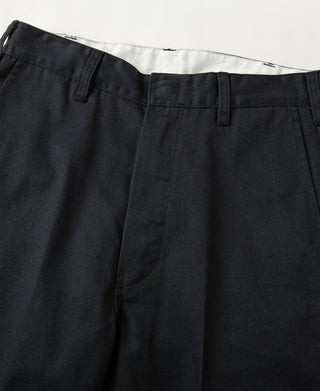 1970s Straight-Leg Work Pants - Black