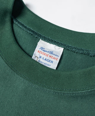 10.6 oz Reverse Weave T-Shirt - Green