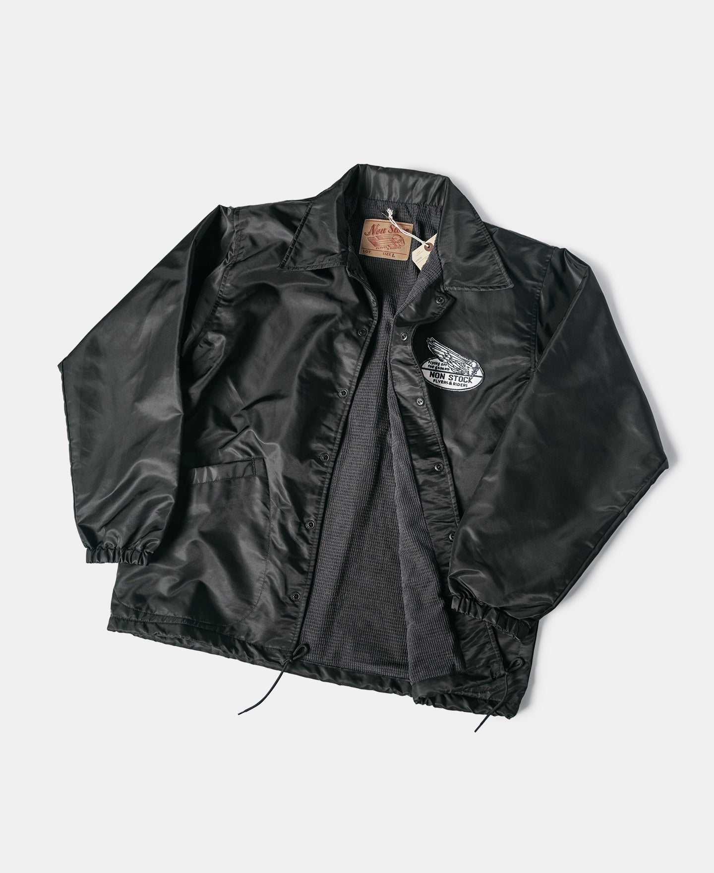 Selected Homme padded coach jacket in black