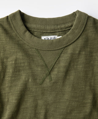 10.5 oz Cotton Tubular Gusset T-Shirt - Green