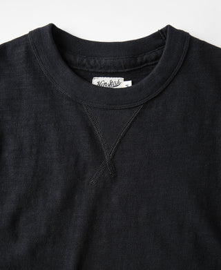 10.5 oz Cotton Tubular Gusset T-Shirt - Black