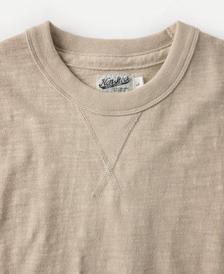 10.5 oz Cotton Tubular Gusset T-Shirt - Sand
