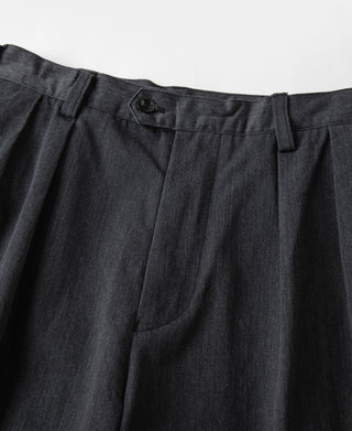 1930s IVY Style Double Pleated Chino Trousers