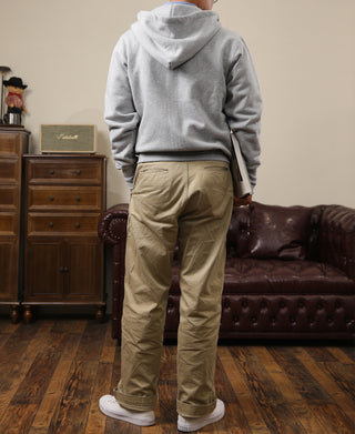 17.5 oz Terry Cloth Zip-Up Hoodie - Gray