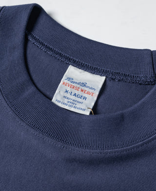 10.6 oz Reverse Weave T-Shirt - Navy