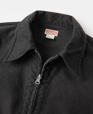 Collar Detail of Moleskin Jacket