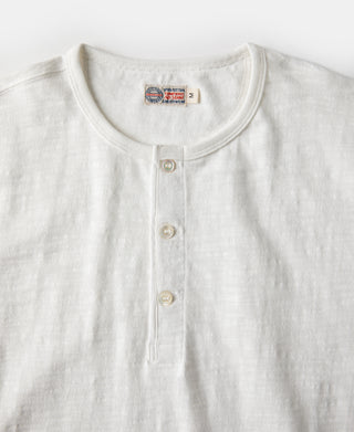 Collar Detail of Henley T-Shirt