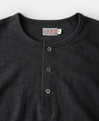 Collar Detail of Henley T-Shirt