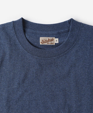 9 oz Cotton Tubular T-Shirt - Denim Blue