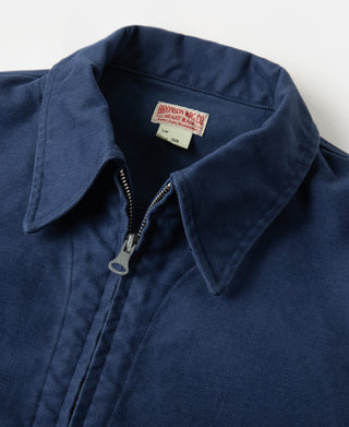 Collar Detail of Moleskin Jacket