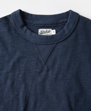 10.5 oz Cotton Tubular Gusset T-Shirt - Indigo