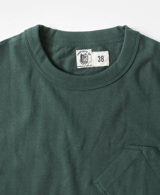 1930s Slanted Pocket Tubular T-Shirt - Green