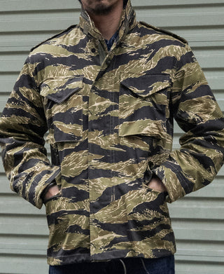 1970s JWD Tiger Stripe M-65 Field Jacket