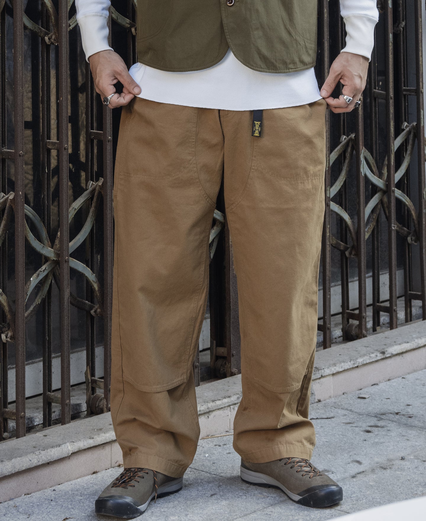 10 oz Cotton Canvas Double Knee Climbing Pants Khaki Bronson Bronson Mfg. Co.