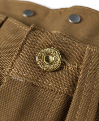 Heavy Duty Canvas Double Knee Pants - Brown