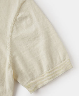 1950s Jersey Knit Short Sleeve Pocket T-Shirt - Apricot